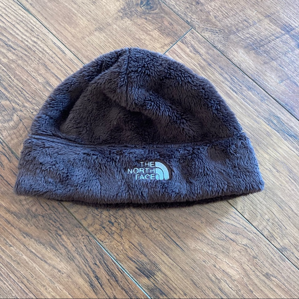 The North Face Brown Beanie Hat Youth One Size - Picture 1 of 4